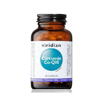 Viridian Curcumin Co-Q10 60 kapslí (Kurkumin a Koenzym Q10)