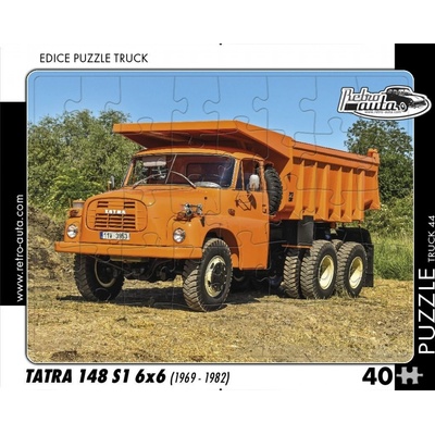 RETRO-AUTA TRUCK č 44 Tatra 148 6x6 1969 1982 40 dílků