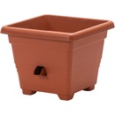 Samozavlažovací Plastia BERGAMOT terakota 30 x 30 cm