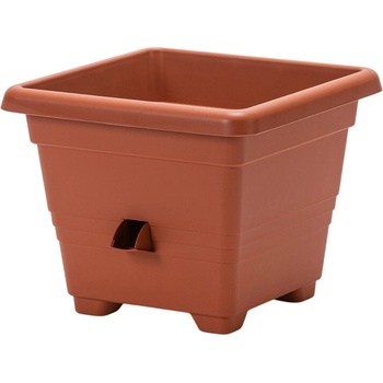 Samozavlažovací Plastia BERGAMOT terakota 30 x 30 cm