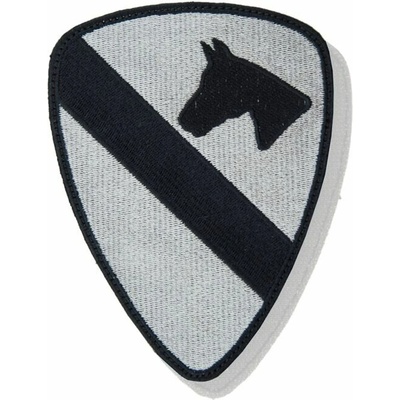 Nášivka: Divize jízdní 1. (First Cavalry) šedá | černá