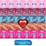 Pasante Mix for Every Occasion - 30 Condoms Pasante + Heart Shaped Condom As a Gift