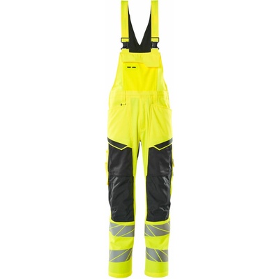 MASCOT ACCELERATE SAFE pracovné nohavice na traky 19569-236-1709 HI-VIS reflexná žltá/čierna, klasická veľkosť