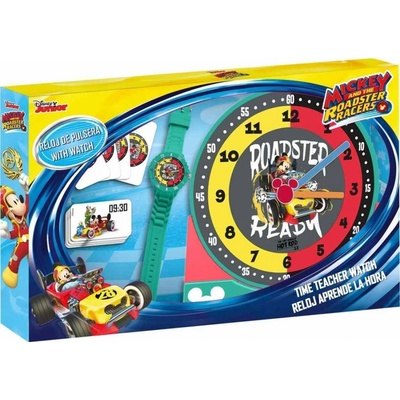 EUROSWAN Hodiny na učení Mickey Plast, 39x25 cm