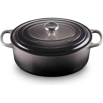 Le Creuset Съдове за готвене SIGNATURE 31 см, 6, 3 л, овална форма, FLINT, чугун, Le Creuset (LECR21178314442430)
