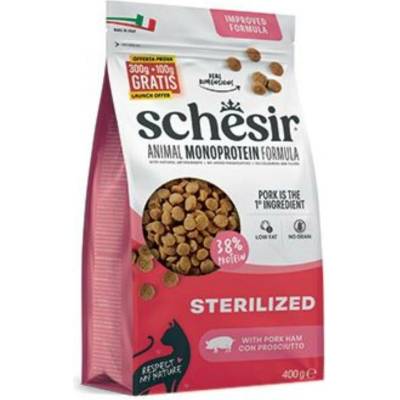 Schesir Cat Animal Monoprotein Sterilized šunka 400 g