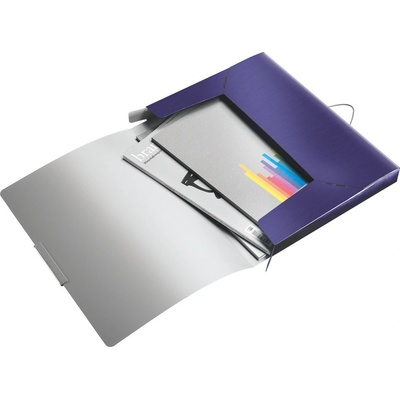 Leitz s gumičkou Style titánový modrý ES395669