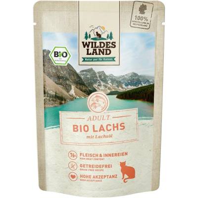Wildes Land Bio Losos PUR s lososovým olejem 12x85 g