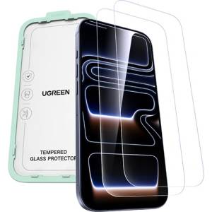 UGREEN iPhone 17 Pro Max UGREEN SP1143 протектор за екран стъкло 2бр 2.5D, 9H + рамка, TRANSFER 85995 (85995)