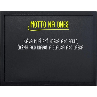 Toptabule.sk KRT03CCR Čierna kriedová tabuľa v čiernom drevenom ráme 70 x 100 cm / nemagneticky