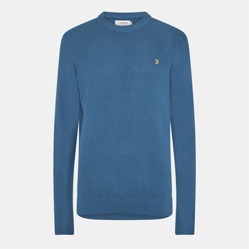 Farah Блуза Farah Men's Rainhill Crew Sweatshirt - Cold Metal
