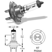 Lucas H7 PX26D 12V 55W