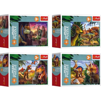 TREFL Displej Svět dinosaurů 20 dielov 24 ks