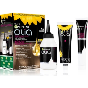 Image 1 of Garnier Olia Big Kit перманентната боя за коса цвят 6.0 Light Brown