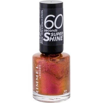 Rimmel 60 Seconds Super Shine бързосъхнещ лак за нокти 8 ml нюанс 834 Fab!