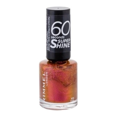 Rimmel 60 Seconds Super Shine бързосъхнещ лак за нокти 8 ml нюанс 834 Fab!