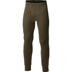 Woolpower Мъжко мериносово термобельо Woolpower Long Johns With Fly 400 Merino base layer - Pine Green (015-0281-0412)