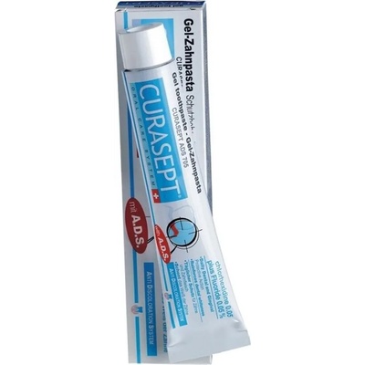 CURASEPT Паста за зъби - гел с 0.05% хлорхексидин и 0.05% натриев флуорид, Curasept ADS 705 75ml