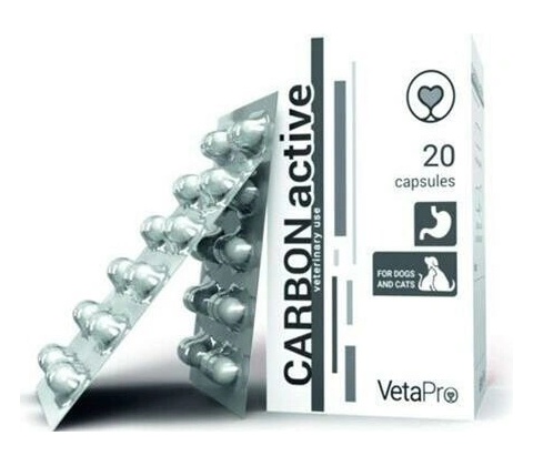 VetaPro CarbonActive 20 kapsúl