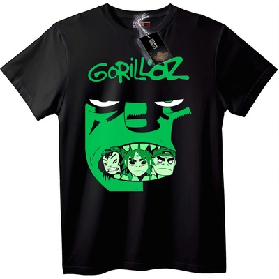 NOONEBRAND Тениска Лого на Gorillaz - 2XL, White