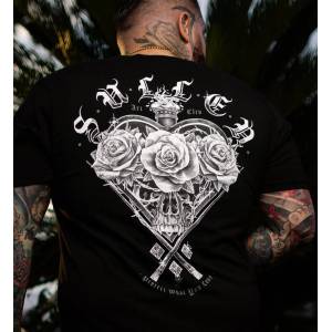SULLEN мъжка тениска с щампа sullen - premium - dark hearts - scm7653_jtbk