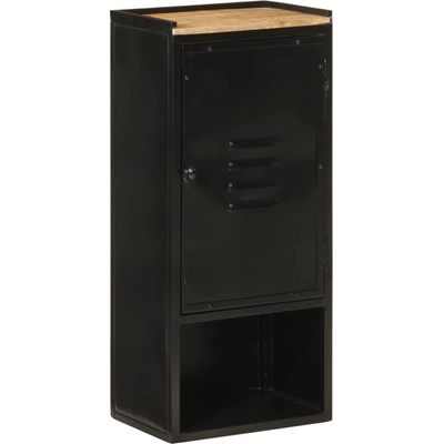 vidaXL Шкаф за баня 40x27x90 см масивно мангово дърво (358562)