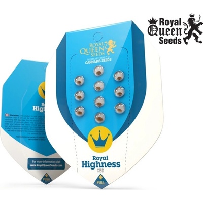 Royal Queen Seeds Royal Highness CBD semienka neobsahujú THC 3 ks
