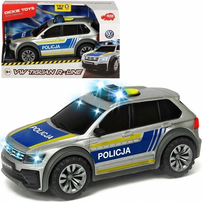 Dickie Toys Volkswagen Tiguan policejní vozidlo světlo/zvuk
