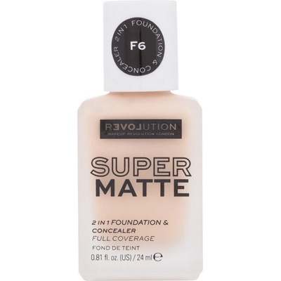 Super Matte 2 in 1 Foundation & Concealer от Revolution Relove за Жени Грим 24мл