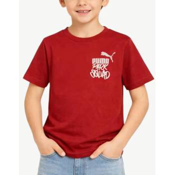 PUMA Essentials Mid 90S Graphic Tee Burgundy