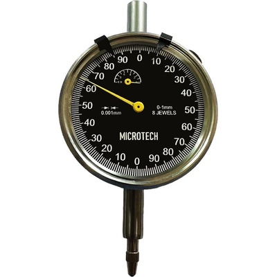 MIROTECH Индикаторен часовник Microtech CertiMet - 0-1 мм, 0, 001 мм, ±3 μm (120121010)