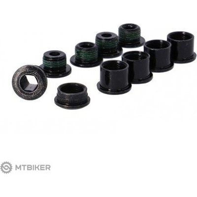 Sram kit šroubů pro převodníky 4X2 M8X4.75X8.75 STEEL 94/107 BCD BLACK Qty 4