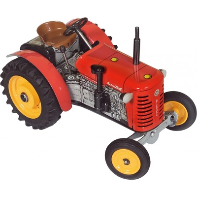 KOVAP Traktor Zetor červený na klíček kov