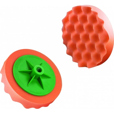 BOLL Profilovaná houbička na leštění na závit M14 150mm střední oranžová