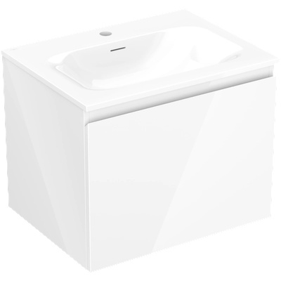 Mexen Orio шкаф за баня 60 см с мивка Vela, 1 чекмедже, бял гланц - 91A10-06047-1-BF00-W23M00 (91A10-06047-1-BF00-W23M00)