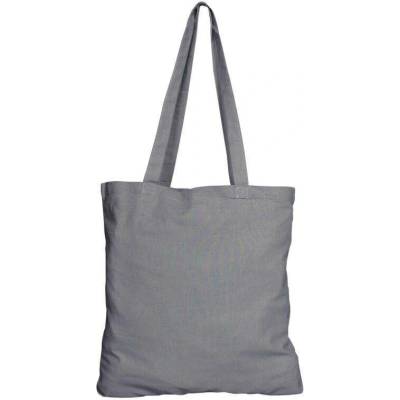 Bavlněná taška šedá 135 gr - 380x420 mm (38x42 cm)