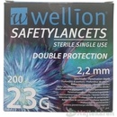 Domáce diagnostické testy Wellion Safety Lancets 23G Lanceta bezpečnostná priemer 2,2 mm, sterilná, jednorazová 200 ks