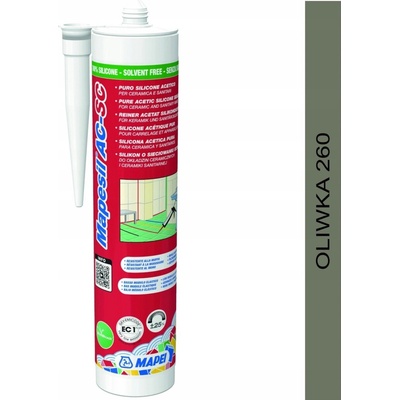 MAPEI Silikon Sanitární Mapesil AC 260 Olivový 310ml