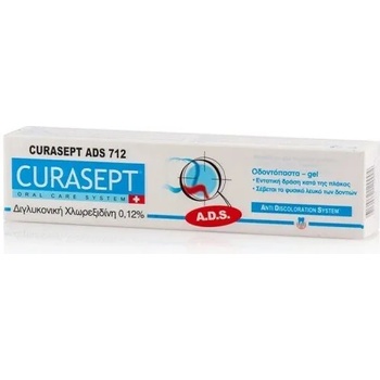 CURASEPT Паста за зъби с 0, 12% хлорхексидин, Curasept ADS 712 0, 12% CHX Chlorhexidine toothpaste 75ml