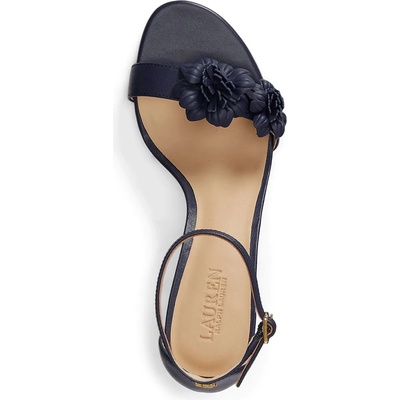 Lauren Ralph Lauren сандали с висок ток кожени Allie M Flwr (802P10640002.410)