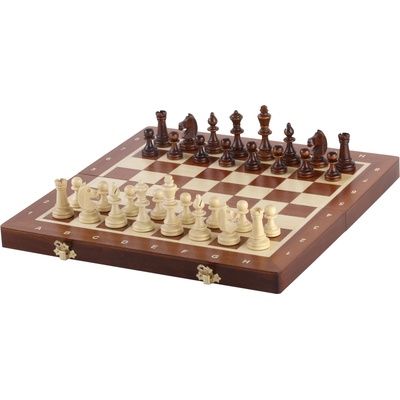 Sunrise Магнитен шах Sunrise - Magnetic Large Chess, кафяв (35 x 35 cm) (CH140F)