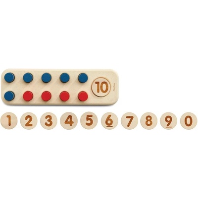 PlanToys - drevená matematická sada na sčítanie, odčítanie a násobenie 1–20