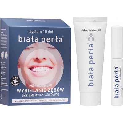 Biała Perła White Pearl Iniciačný gél 65 ml + aktivačný gél 8 ml + bieliaci gél 65 ml