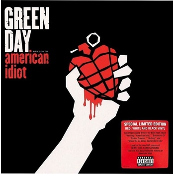 Green Day - American Idiot (Red/White/Black Coloured) (2 LP) (0093624922810)