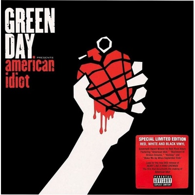 Green Day - American Idiot (Red/White/Black Coloured) (2 LP) (0093624922810)