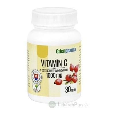 EDENPharma VITAMÍN C 1000 mg tabliet s postupným uvoľňovaním 30 ks