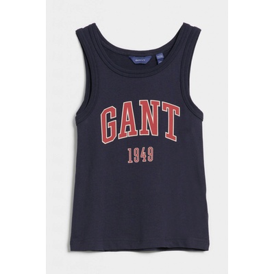 Gant top tank top modrá – Zboží Mobilmania