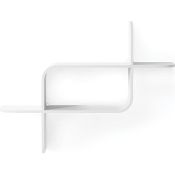 Umbra Бял двуетажен рафт от каучуково дърво 62 cm Montage - Umbra (1017571-660)