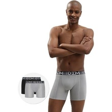 DIM pánské sportovní boxerky 2 ks 3D LONG BOXER 2x šedá model 17170245