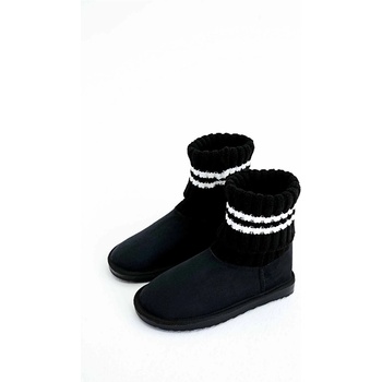 Moda Trend Дамски боти - Черни #320703 (320703_Черно)